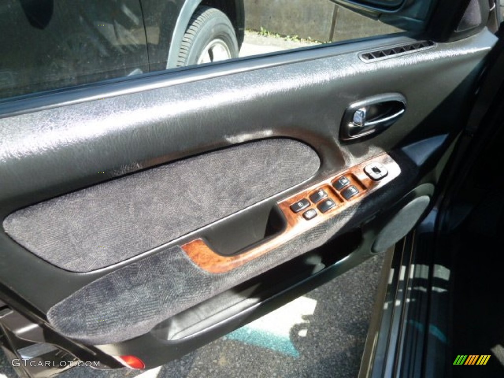 2002 Sonata GLS V6 - Slate Gray / Black photo #14