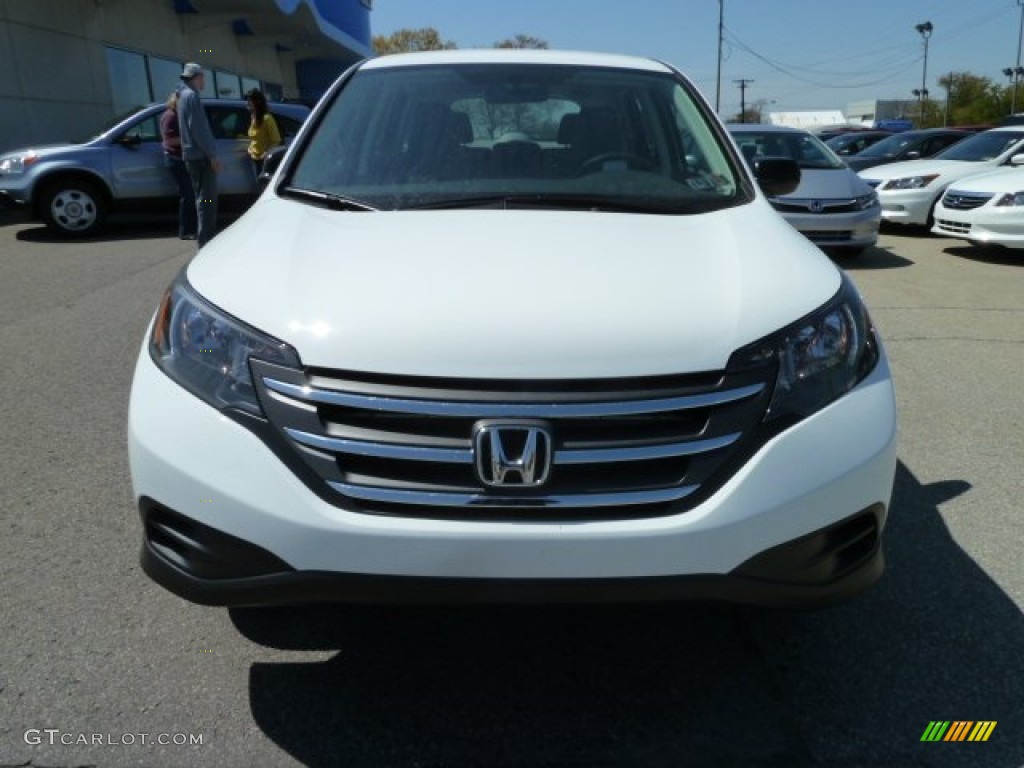 2012 CR-V EX 4WD - White Diamond Pearl / Beige photo #8