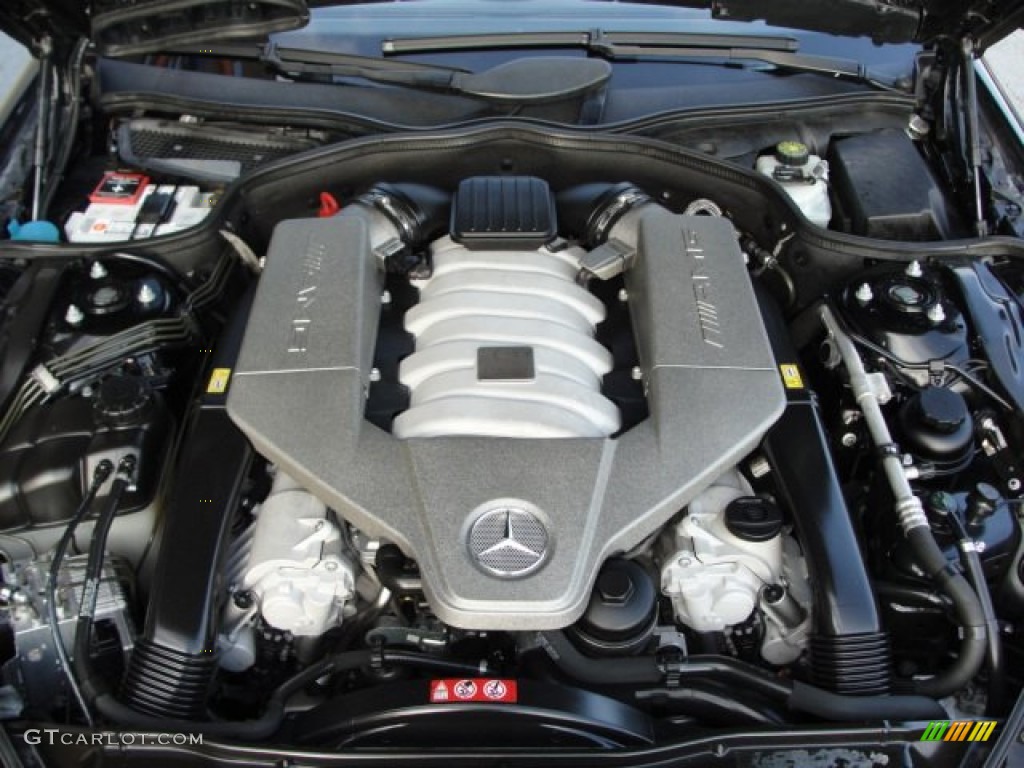 2009 Mercedes-Benz SL 63 AMG Roadster 6.3 Liter AMG DOHC 32-Valve VVT V8 Engine Photo #64177552