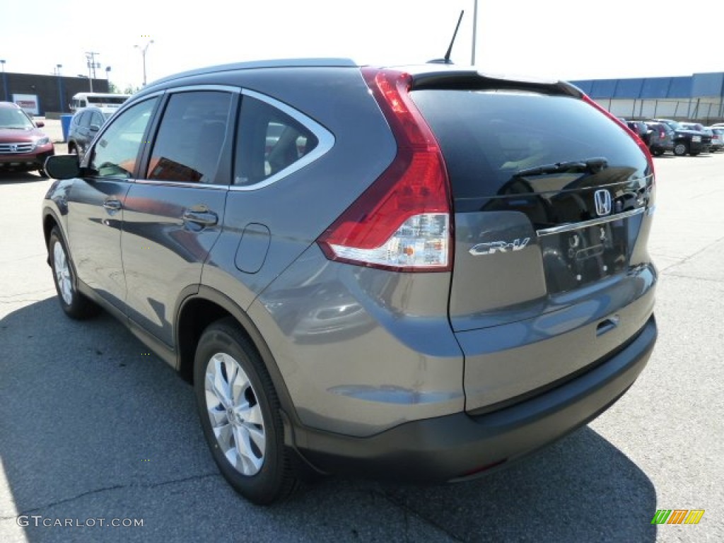 2012 CR-V EX-L 4WD - Polished Metal Metallic / Gray photo #3