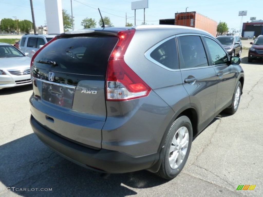 2012 CR-V EX-L 4WD - Polished Metal Metallic / Gray photo #5