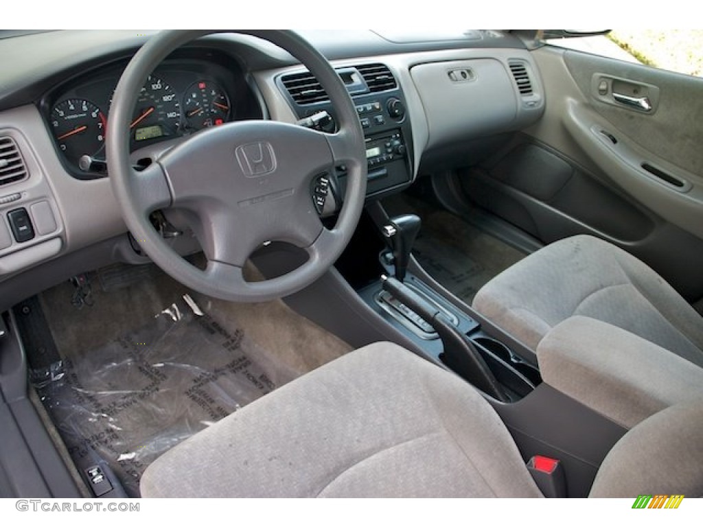 2002 Accord LX Sedan - Nighthawk Black Pearl / Quartz Gray photo #13