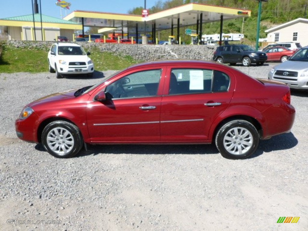 Sport Red 2009 Chevrolet Cobalt LT Sedan Exterior Photo #64180207