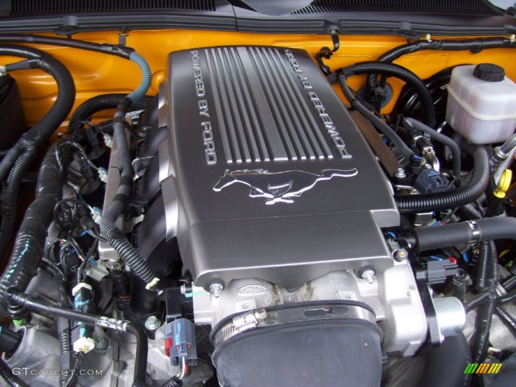 2008 Mustang GT Premium Convertible - Grabber Orange / Dark Charcoal photo #11