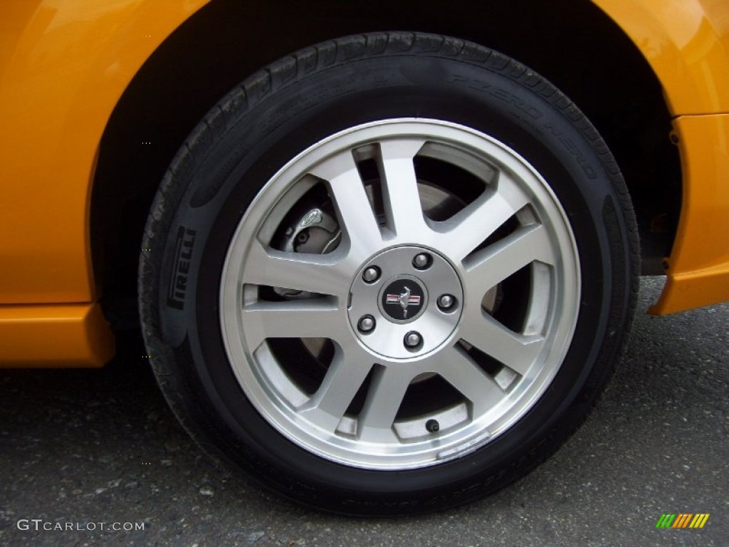 2008 Mustang GT Premium Convertible - Grabber Orange / Dark Charcoal photo #12
