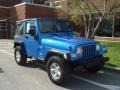 2003 Intense Blue Pearl Jeep Wrangler X 4x4  photo #1