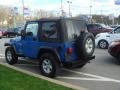 2003 Intense Blue Pearl Jeep Wrangler X 4x4  photo #6