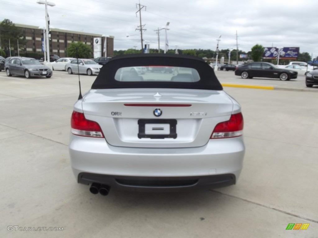 2009 1 Series 135i Convertible - Titanium Silver Metallic / Grey Boston Leather photo #8