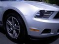 2010 Brilliant Silver Metallic Ford Mustang V6 Premium Convertible  photo #2