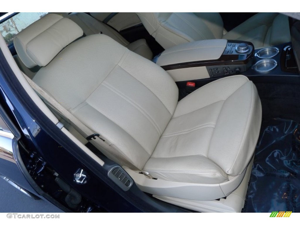 2006 7 Series 750Li Sedan - Monaco Blue Metallic / Black/Cream Beige photo #15
