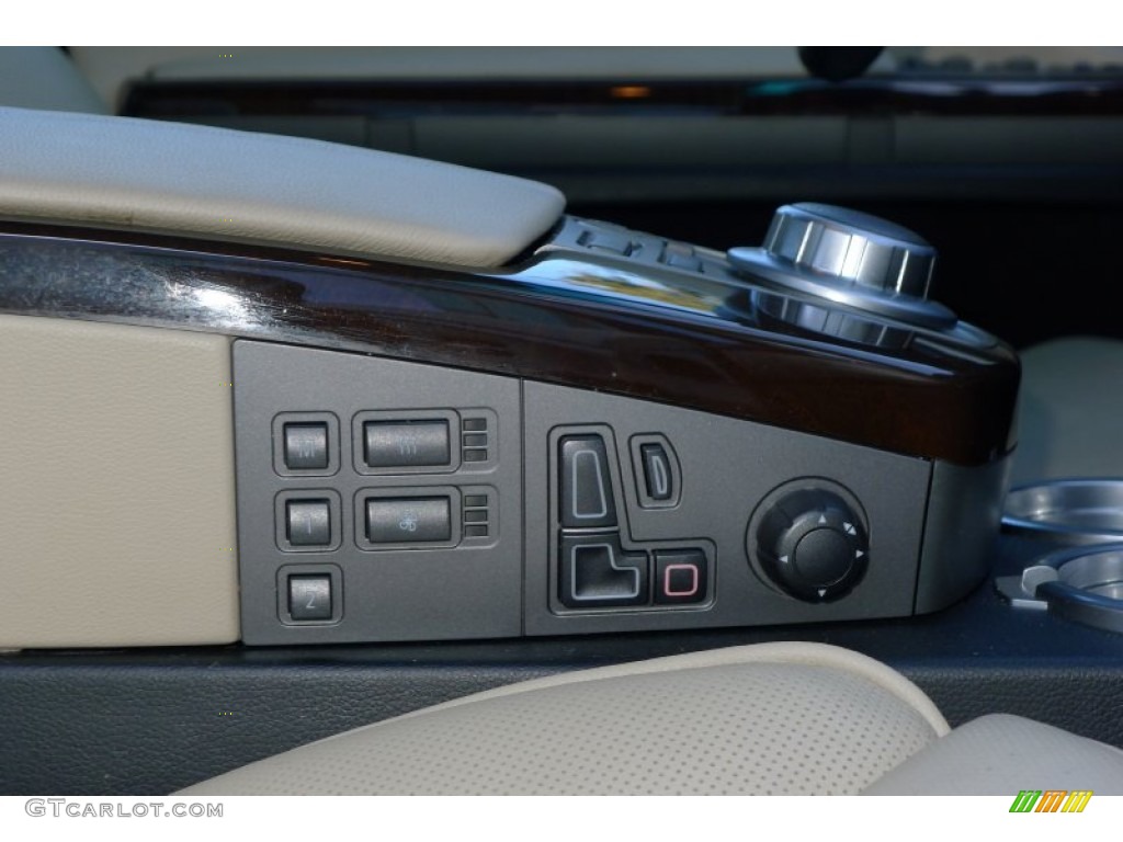 2006 7 Series 750Li Sedan - Monaco Blue Metallic / Black/Cream Beige photo #16