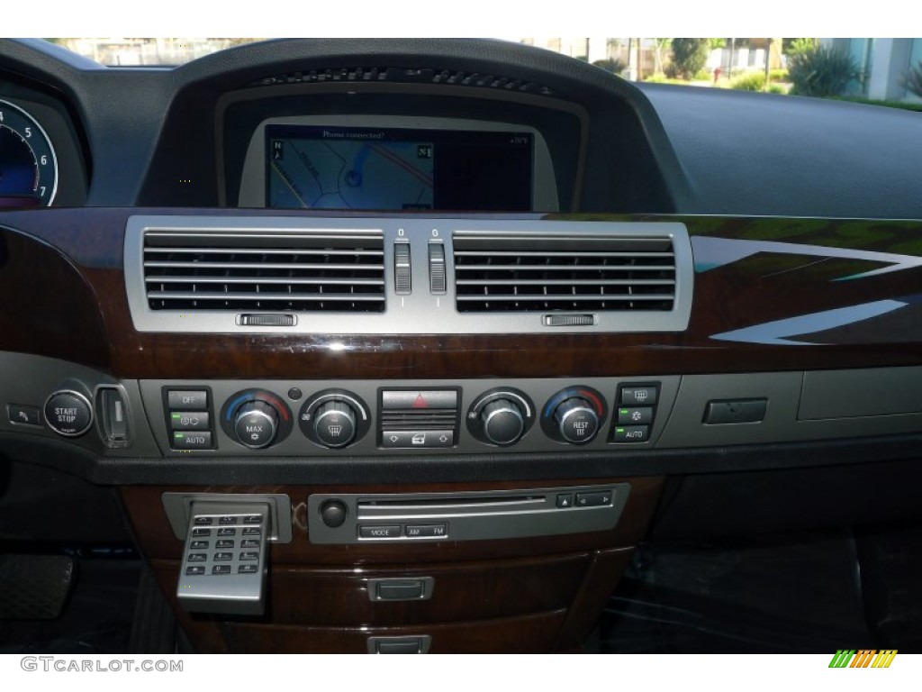 2006 7 Series 750Li Sedan - Monaco Blue Metallic / Black/Cream Beige photo #18