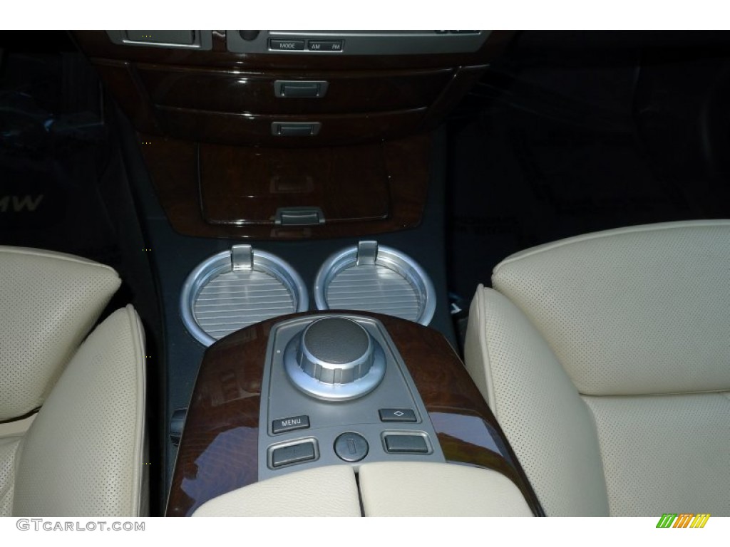 2006 7 Series 750Li Sedan - Monaco Blue Metallic / Black/Cream Beige photo #19