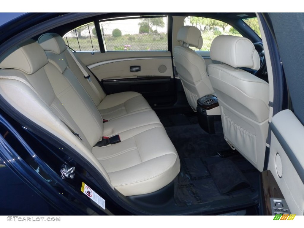 2006 7 Series 750Li Sedan - Monaco Blue Metallic / Black/Cream Beige photo #26
