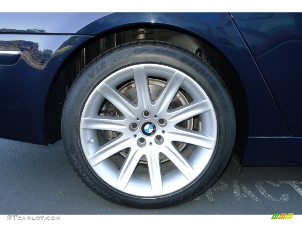 2006 7 Series 750Li Sedan - Monaco Blue Metallic / Black/Cream Beige photo #36