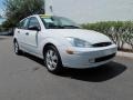 Cloud 9 White 2002 Ford Focus ZX5 Hatchback Exterior