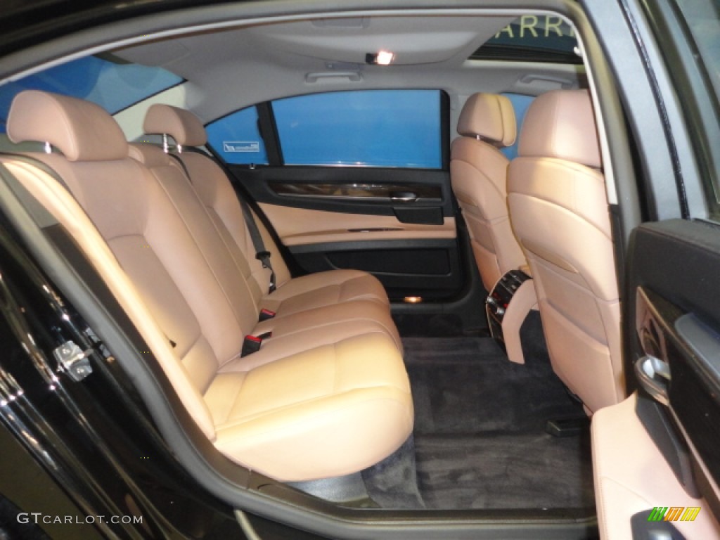 2011 7 Series 750Li xDrive Sedan - Black Sapphire Metallic / Saddle/Black Nappa Leather photo #25