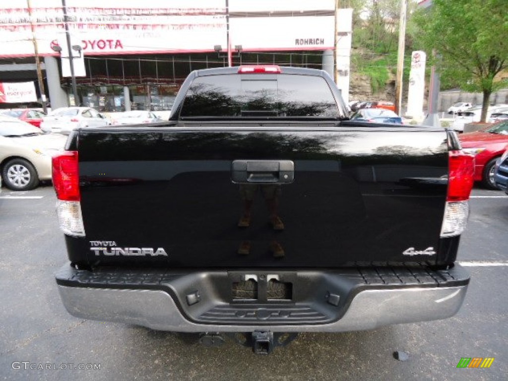 2010 Tundra Double Cab 4x4 - Black / Graphite Gray photo #3