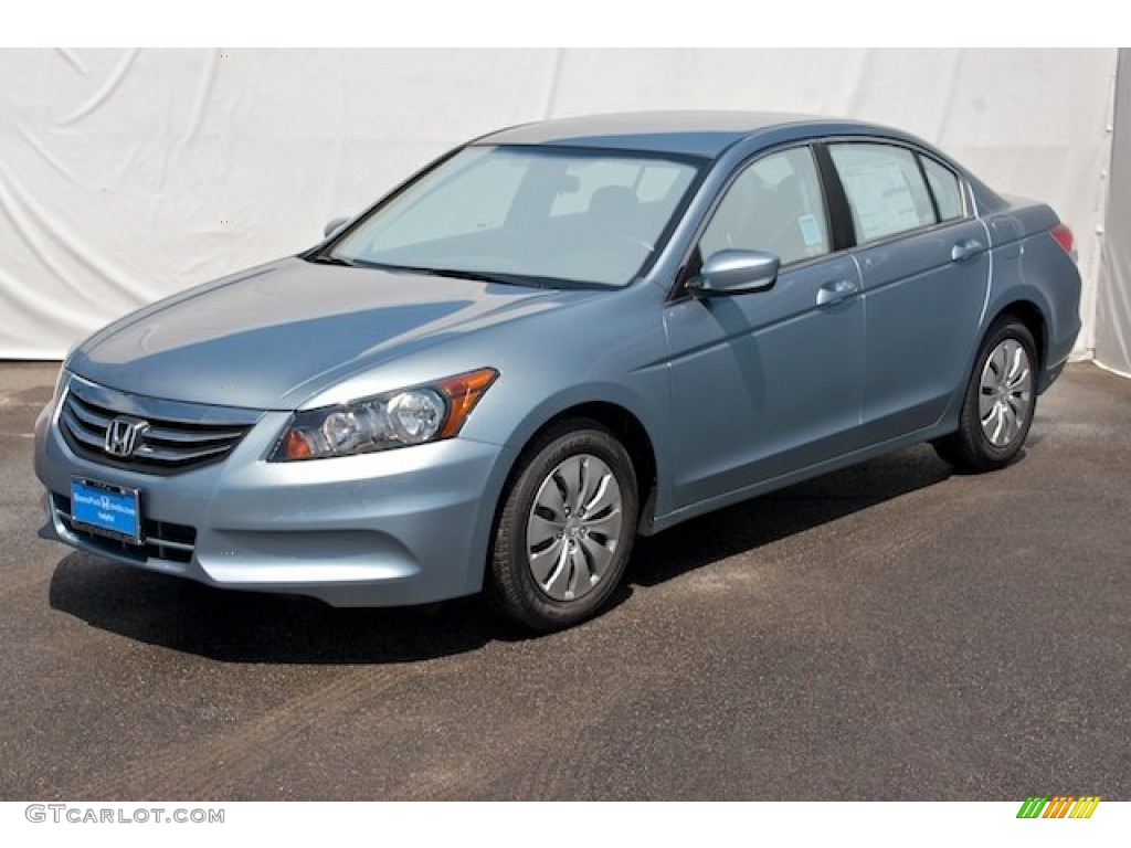 2012 Accord LX Sedan - Celestial Blue Metallic / Black photo #3