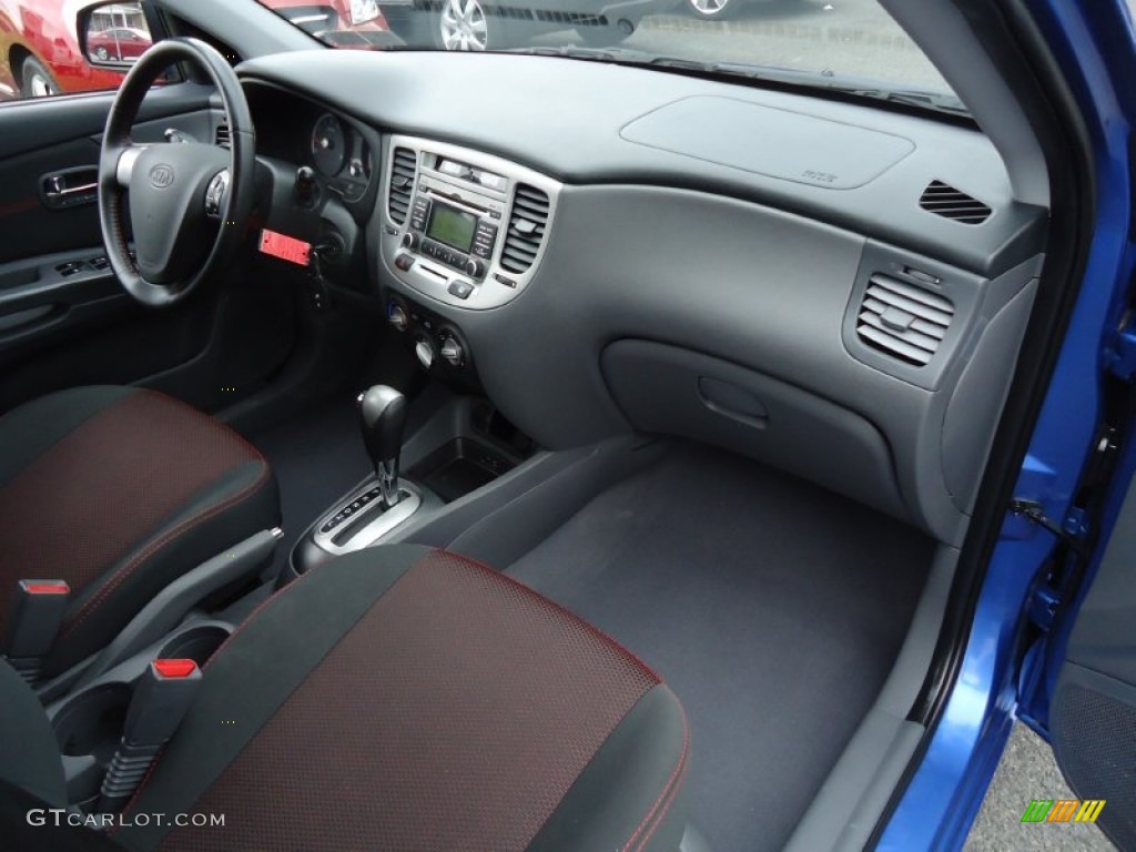 2009 Kia Rio Rio5 SX Hatchback Gray Dashboard Photo #64189478