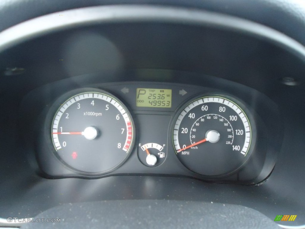 2009 Kia Rio Rio5 SX Hatchback Gauges Photo #64189580