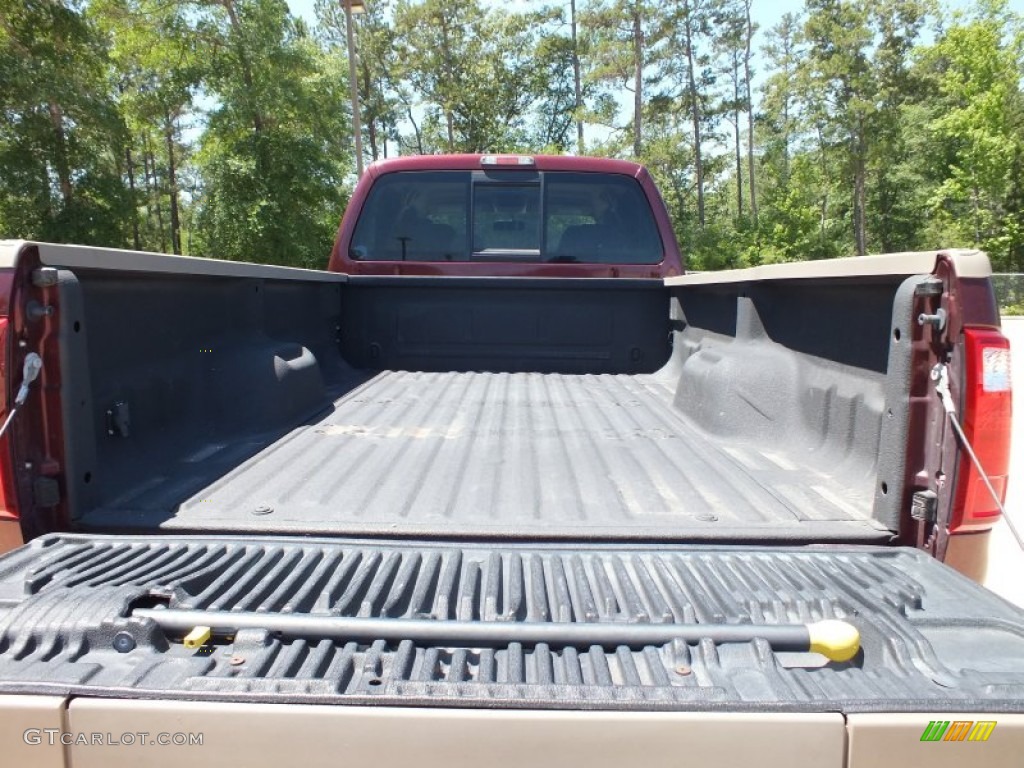 2010 F350 Super Duty King Ranch Crew Cab 4x4 Dually - Royal Red Metallic / Chaparral Leather photo #7