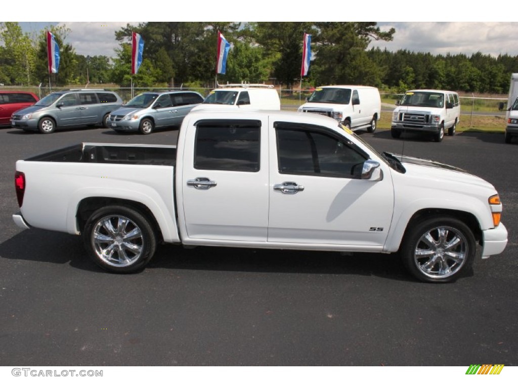 2006 Colorado LT Crew Cab - Summit White / Light Cashmere photo #4