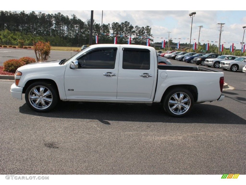 2006 Colorado LT Crew Cab - Summit White / Light Cashmere photo #8