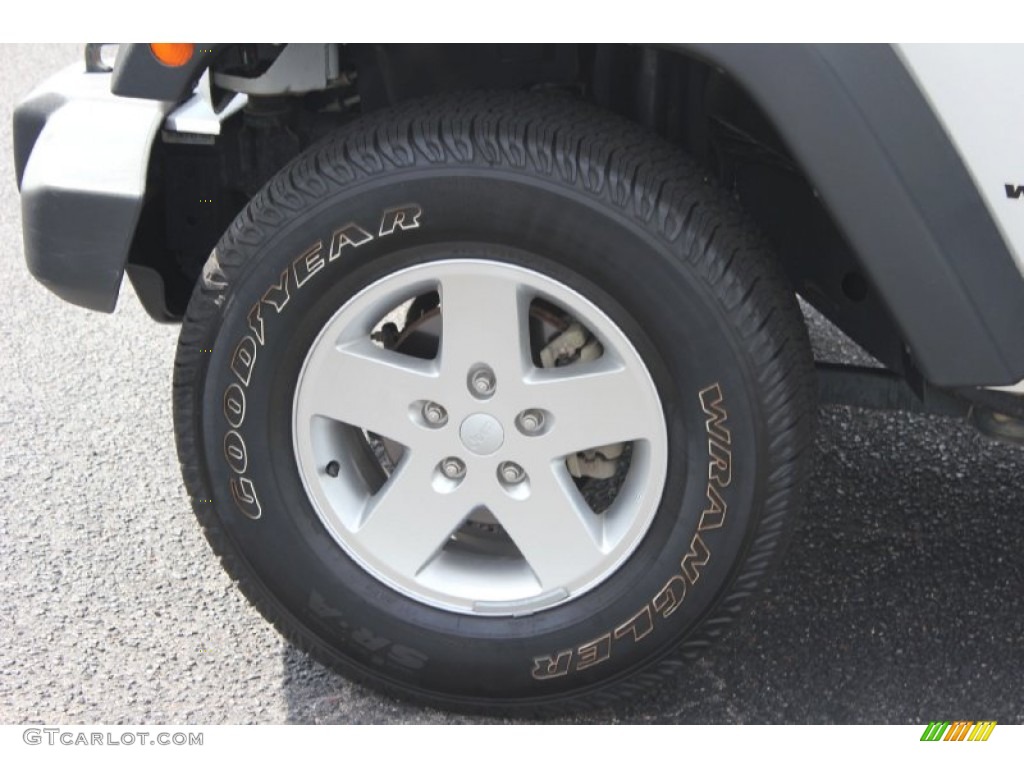 2010 Wrangler Sport 4x4 - Stone White / Dark Slate Gray/Medium Slate Gray photo #9