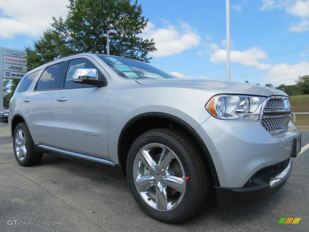 Bright Silver Metallic 2012 Dodge Durango Citadel Exterior Photo #64191620