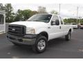 2007 Oxford White Clearcoat Ford F250 Super Duty XL SuperCab 4x4  photo #1