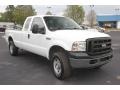 2007 Oxford White Clearcoat Ford F250 Super Duty XL SuperCab 4x4  photo #3