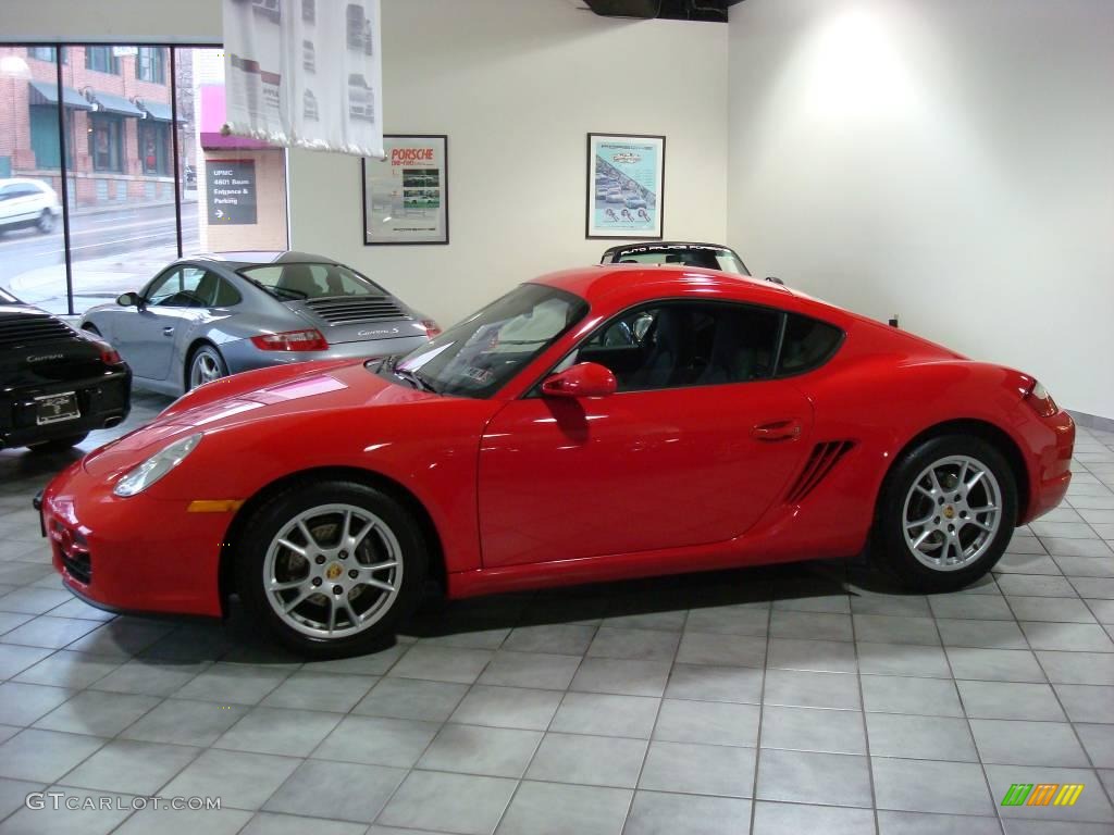 2007 Cayman  - Guards Red / Black photo #2