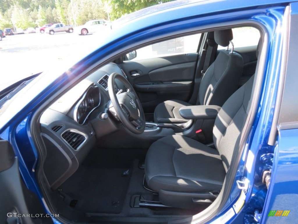Black Interior 2012 Dodge Avenger SE V6 Photo #64193240