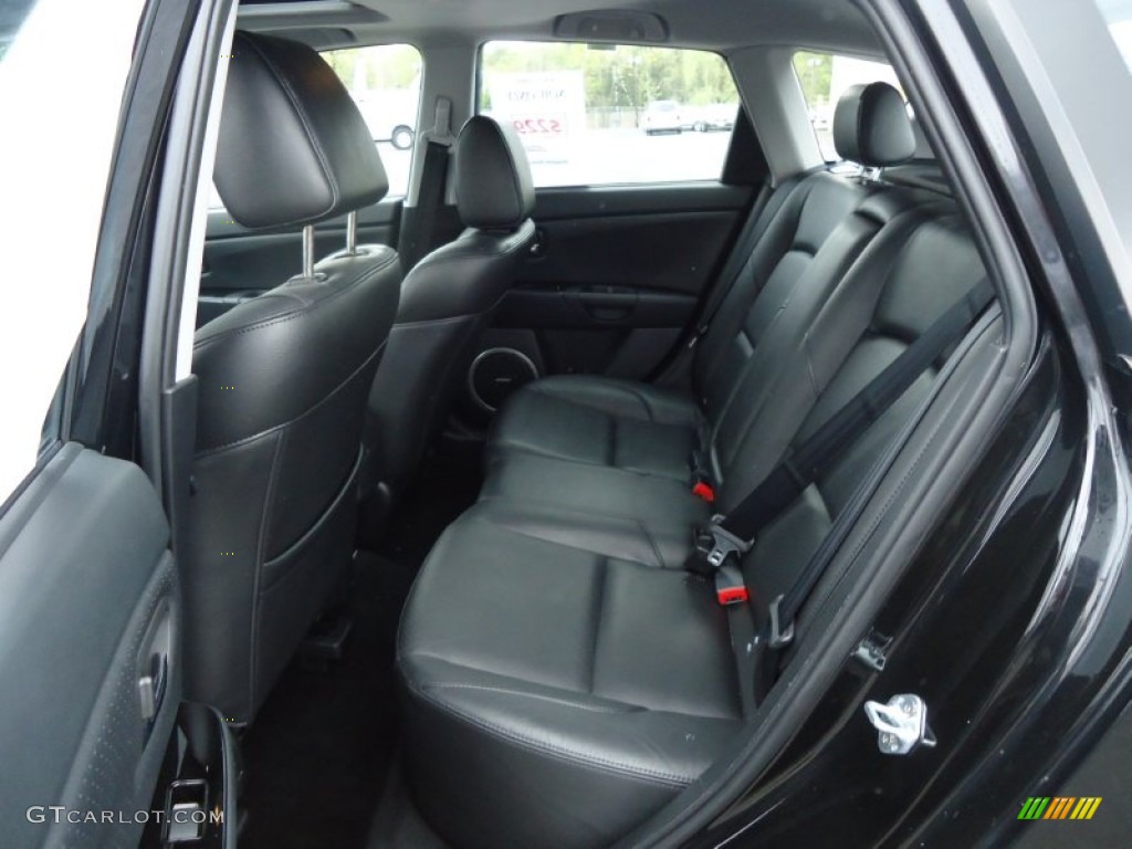 2009 MAZDA3 s Grand Touring Hatchback - Black Mica / Black photo #21