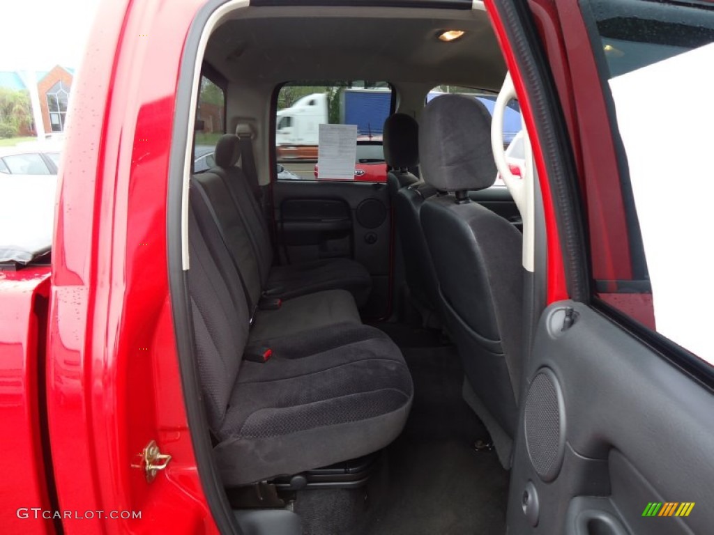 2005 Ram 1500 SLT Quad Cab 4x4 - Flame Red / Dark Slate Gray photo #17