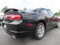 2012 Pitch Black Dodge Charger SXT  photo #3