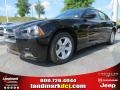 2012 Pitch Black Dodge Charger SE  photo #1