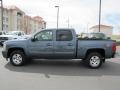 2008 Blue Granite Metallic Chevrolet Silverado 1500 LTZ Crew Cab 4x4  photo #4