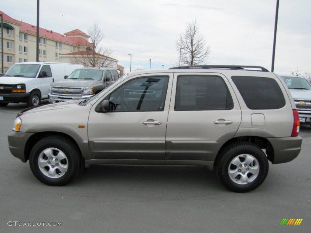 2002 Tribute LX V6 - Parchment Gold Metallic / Beige photo #4