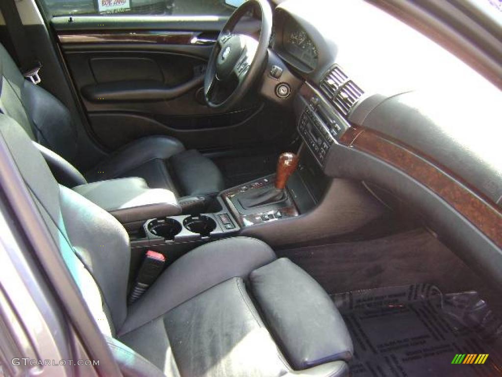 2002 3 Series 325i Sedan - Steel Grey Metallic / Black photo #9