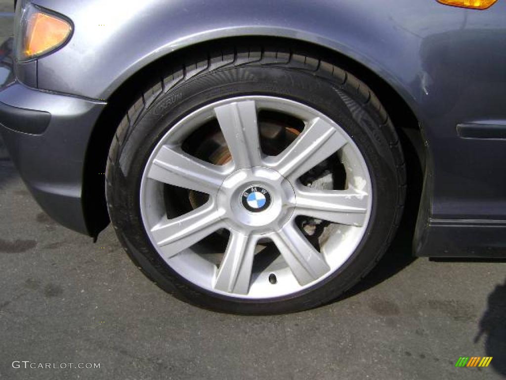 2002 3 Series 325i Sedan - Steel Grey Metallic / Black photo #15