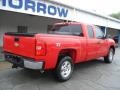 2008 Victory Red Chevrolet Silverado 1500 LT Extended Cab 4x4  photo #8