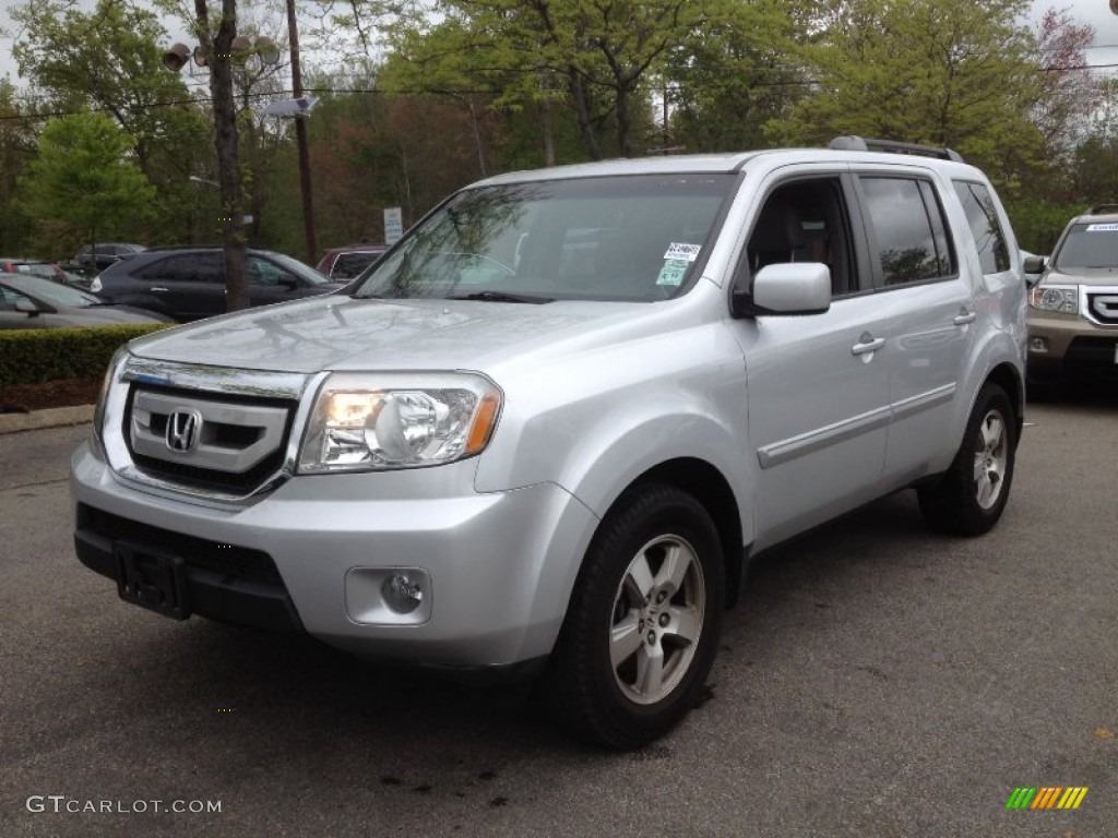 2009 Pilot EX 4WD - Billet Silver Metallic / Gray photo #2