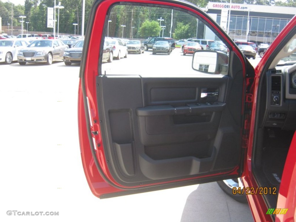2012 Ram 1500 Express Regular Cab - Flame Red / Dark Slate Gray/Medium Graystone photo #13