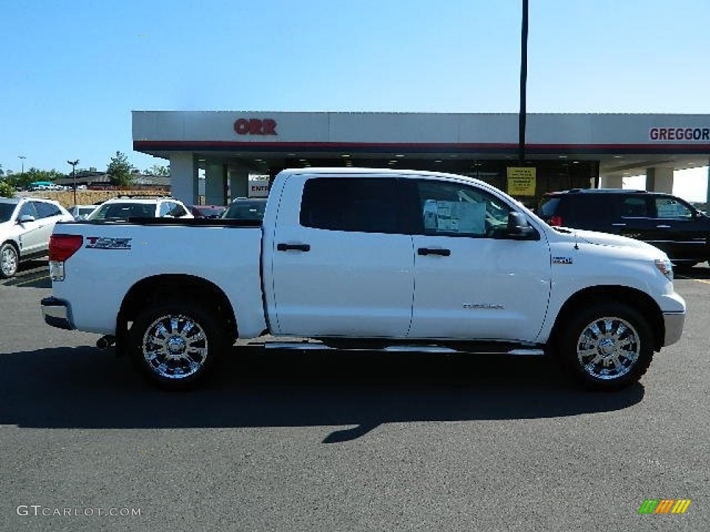 2012 Tundra TSS CrewMax 4x4 - Super White / Graphite photo #2