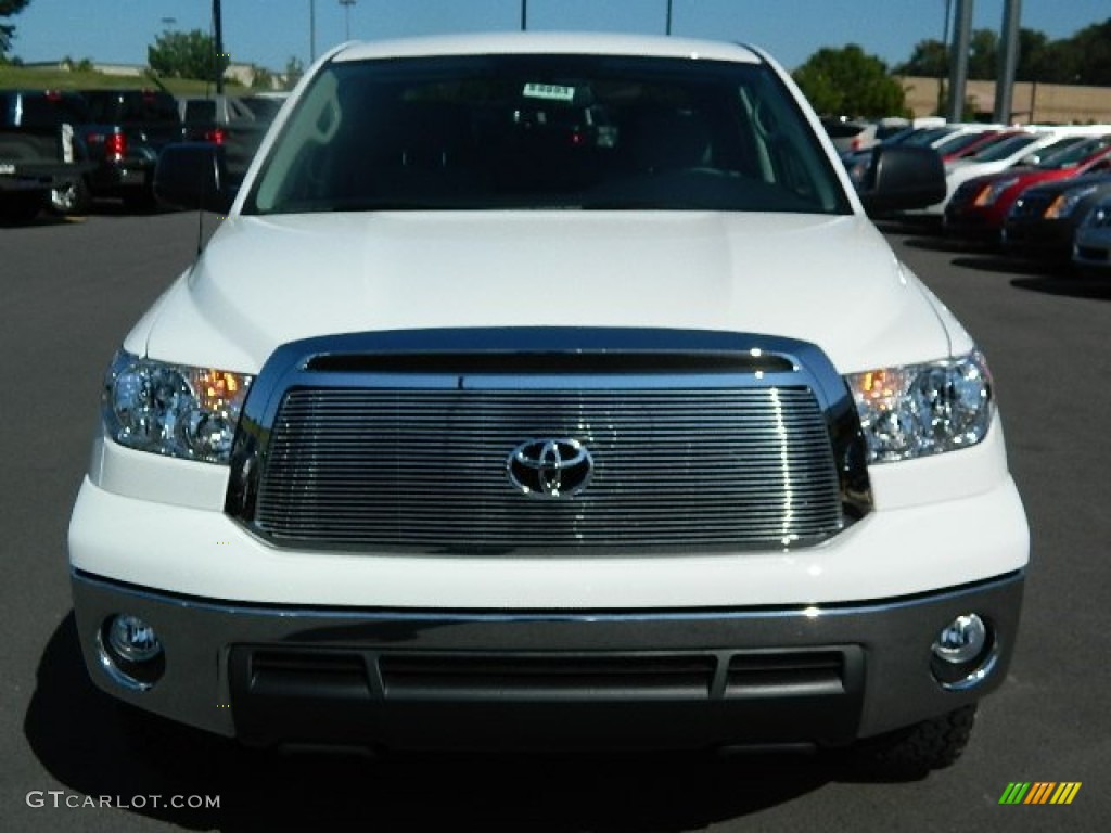 2012 Tundra TSS CrewMax 4x4 - Super White / Graphite photo #8