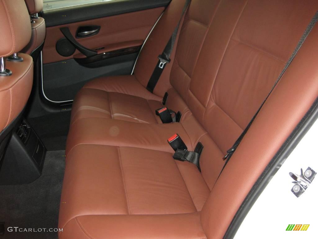 2006 3 Series 330i Sedan - Alpine White / Terra/Black Dakota Leather photo #9