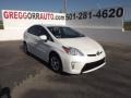 2012 Blizzard White Pearl Toyota Prius 3rd Gen Four Hybrid  photo #1