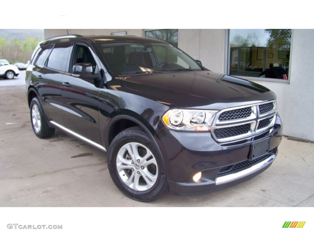 Brilliant Black Crystal Pearl 2012 Dodge Durango Crew AWD Exterior Photo #64204453